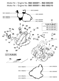 Engine Case (B60 000001-B60 000200,B65 000001- B65 000210)