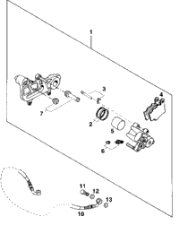Brake Caliper Rear