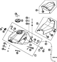 Tank, Seat, Cover