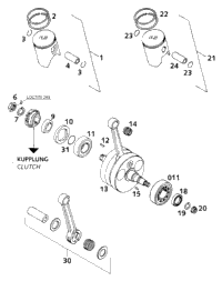 Crankshaft, Piston