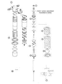 Shock Abs. Front Disassembled