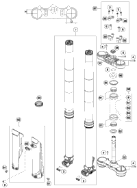 Front Fork, Triple Clamp