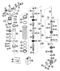 Shock Absorber Wp Disassembled