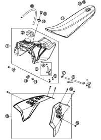 Tank, Seat, Cover