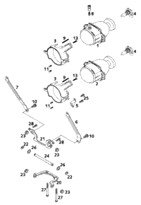 Head Light, Support