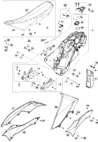Tank, Seat, Cover