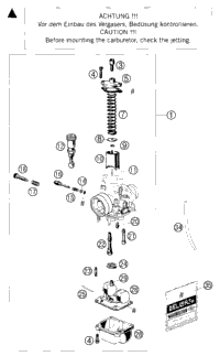 Carburetor Dellorto 19