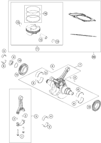Crankshaft, Piston