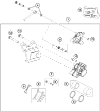 Brake Caliper Rear