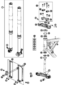 Front Fork, Triple Clamp