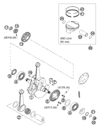 Crankshaft, Piston