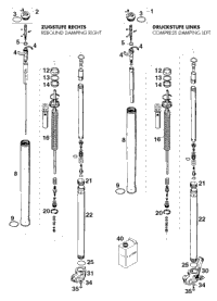New Parts Fork Legs Sxs