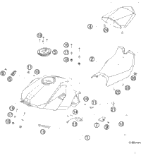 Tank, Seat, Cover