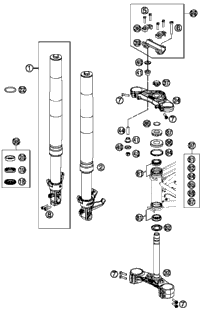 Front Fork, Triple Clamp