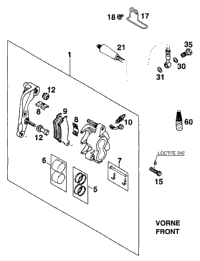 Brake Caliper Front