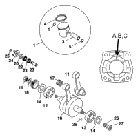 Crankshaft, Piston