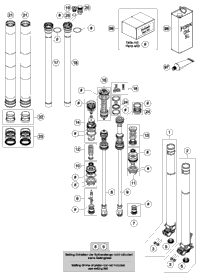 Front Fork Disassembled
