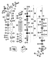 Shock Absorber Wp Disassembled