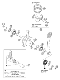 Crankshaft, Piston