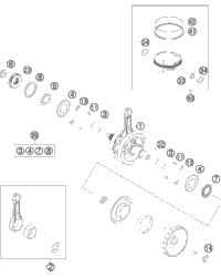Crankshaft, Piston