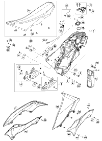 Tank, Seat, Cover