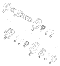 Transmission I - Main Shaft (Usa)