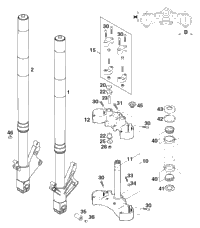 Front Fork White Power