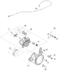 Break Caliper Rear