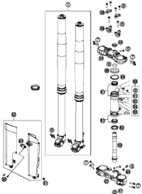 Front Fork, Triple Clamp