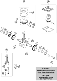 Crankshaft, Piston