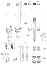 Front Fork Disassembled