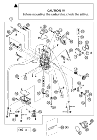 Carburetor Keihin Fcr-41 Mx