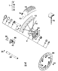 Front Wheel Exc,Egs