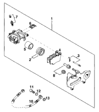 Brake Caliper Rear