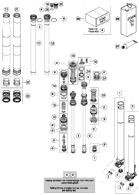 Front Fork Disassembled