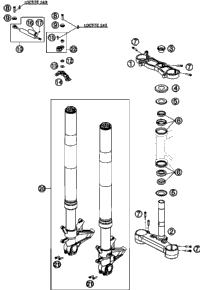 Front Fork, Triple Clamp