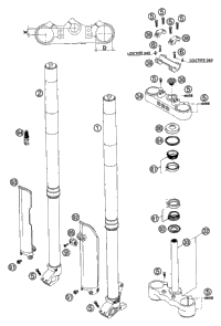 Front Fork White Power Usd
