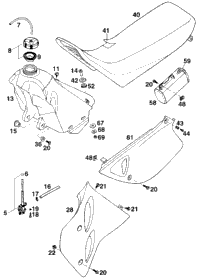 Tank, Seat, S.Covers