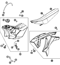 Tank, Seat, Cover