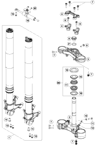 Front Fork, Triple Clamp