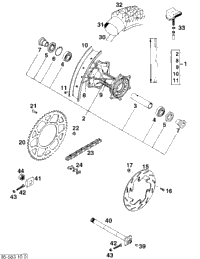 Rear Wheel 620 Sx