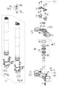 Front Fork, Triple Clamp