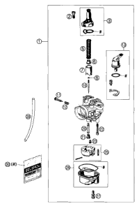 Carburetor Dellorto 14 Phva Ds