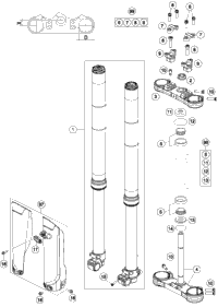 Front Fork, Triple Clamp