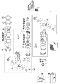 Shock Absorber Disassembled