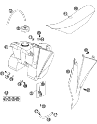 Tank, Seat, Cover