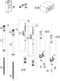 Front Fork Disassembled