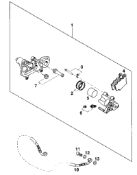 Brake Caliper Rear