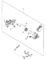 Brake Caliper Rear