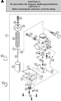 Carburetor Mikuni Vm24